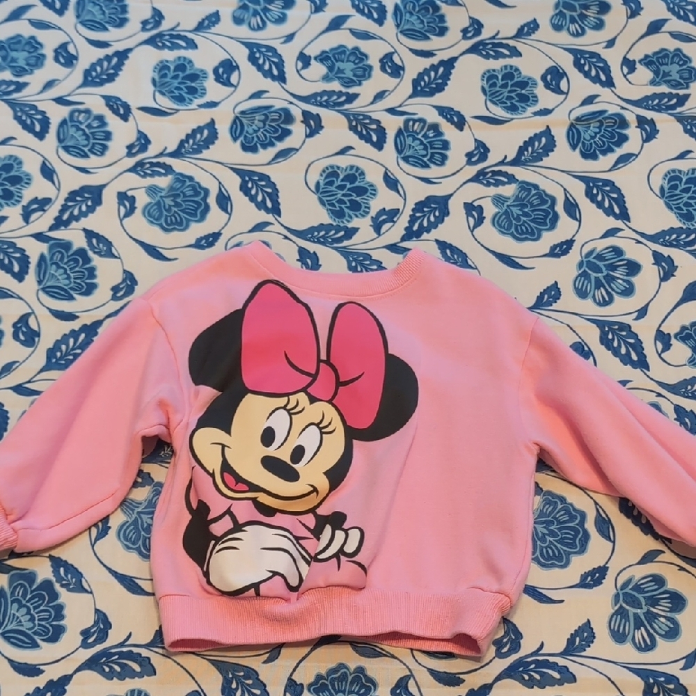 Disney Minnie Mouse Pink Sweatshirt